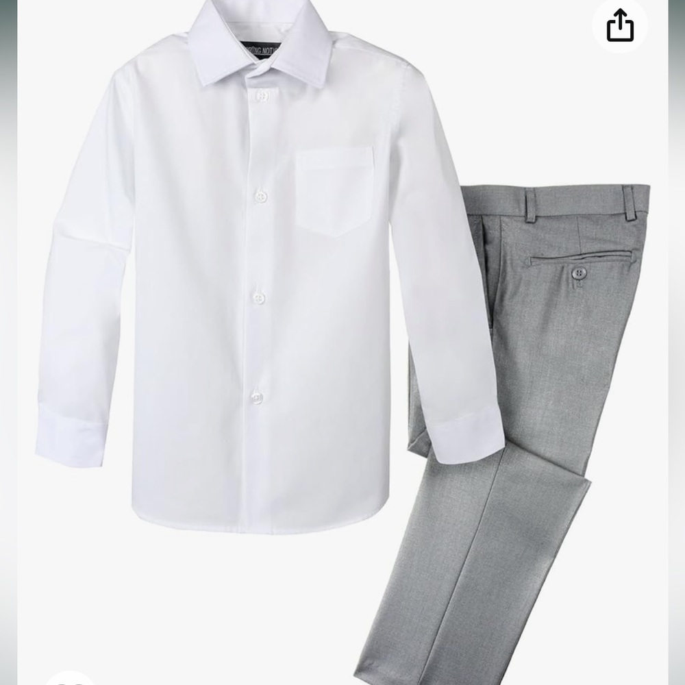 Spring Notion Boys' Dress Pants and Shirt, 5t